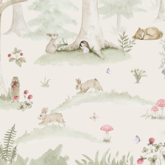 Woodland Friends Wallpaper - Munks and Me Wallpaper