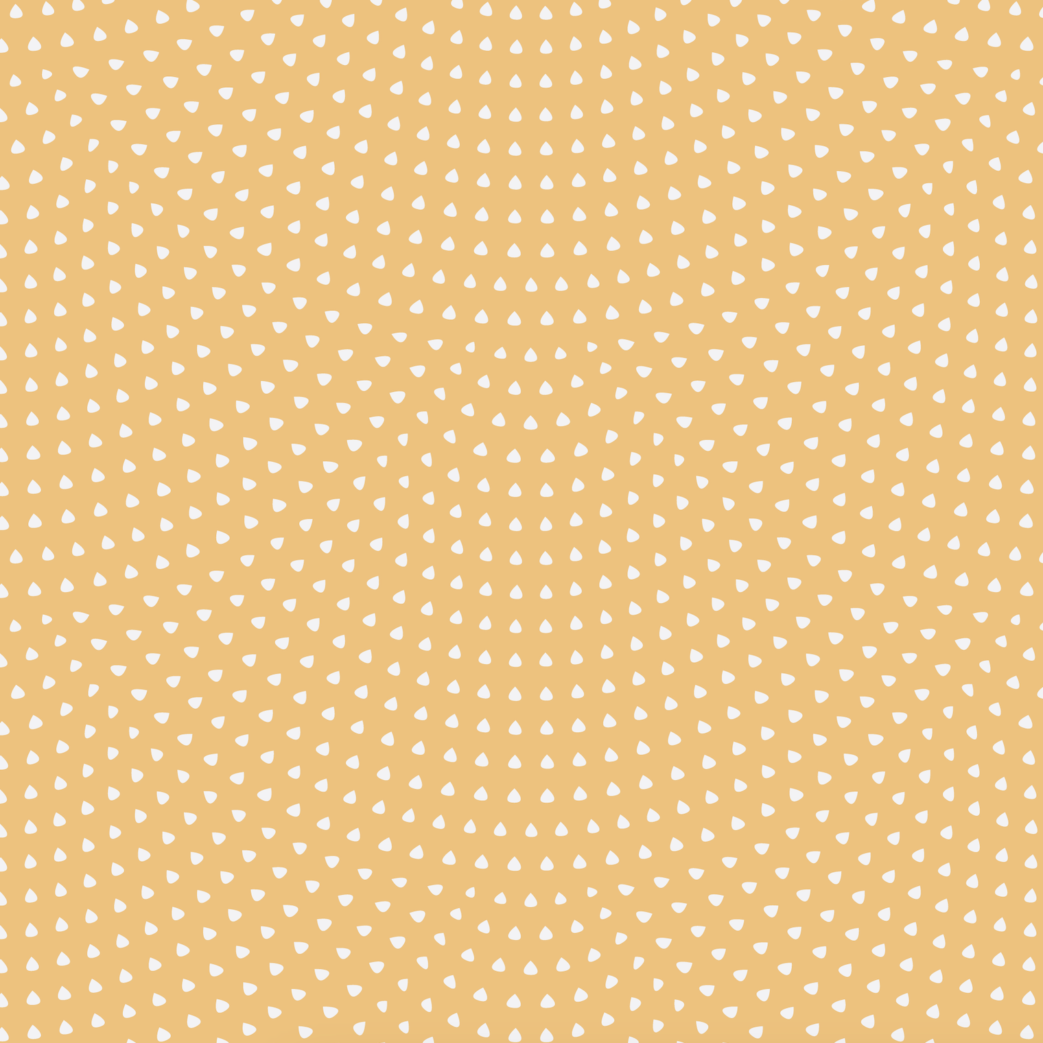 The Scallop Shell Wallpaper Yellow | Sample features small white dots in curved, wave-like patterns on a light orange background, adding movement and depth—perfect for online imagery or as a sample design.