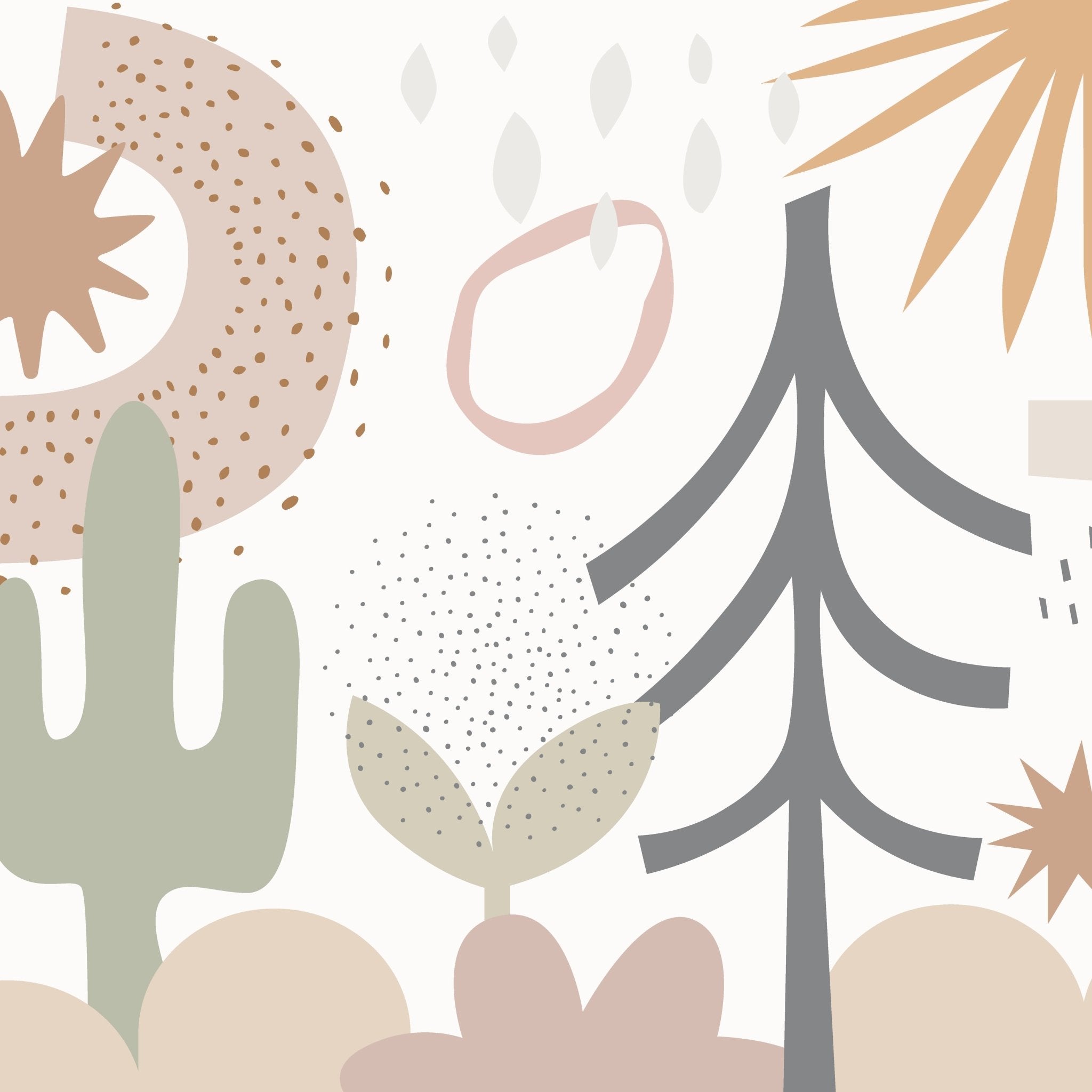Audrey Abstract Wallpaper | Sample - Munks and Me Wallpaper