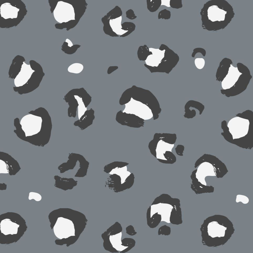 Featuring a blue background with a repeating leopard print design, the Leopard Print Wallpaper Repeat Pattern | Blue adds a bold, stylish animal print touch to any space.