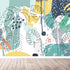 Blue Tropical Splash Wallpaper | Sample - Munks and Me Wallpaper