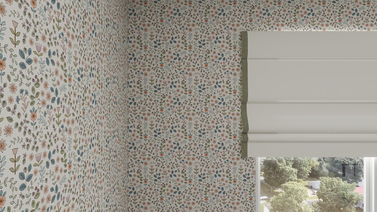 ditsy blooms wallpaper munks and me