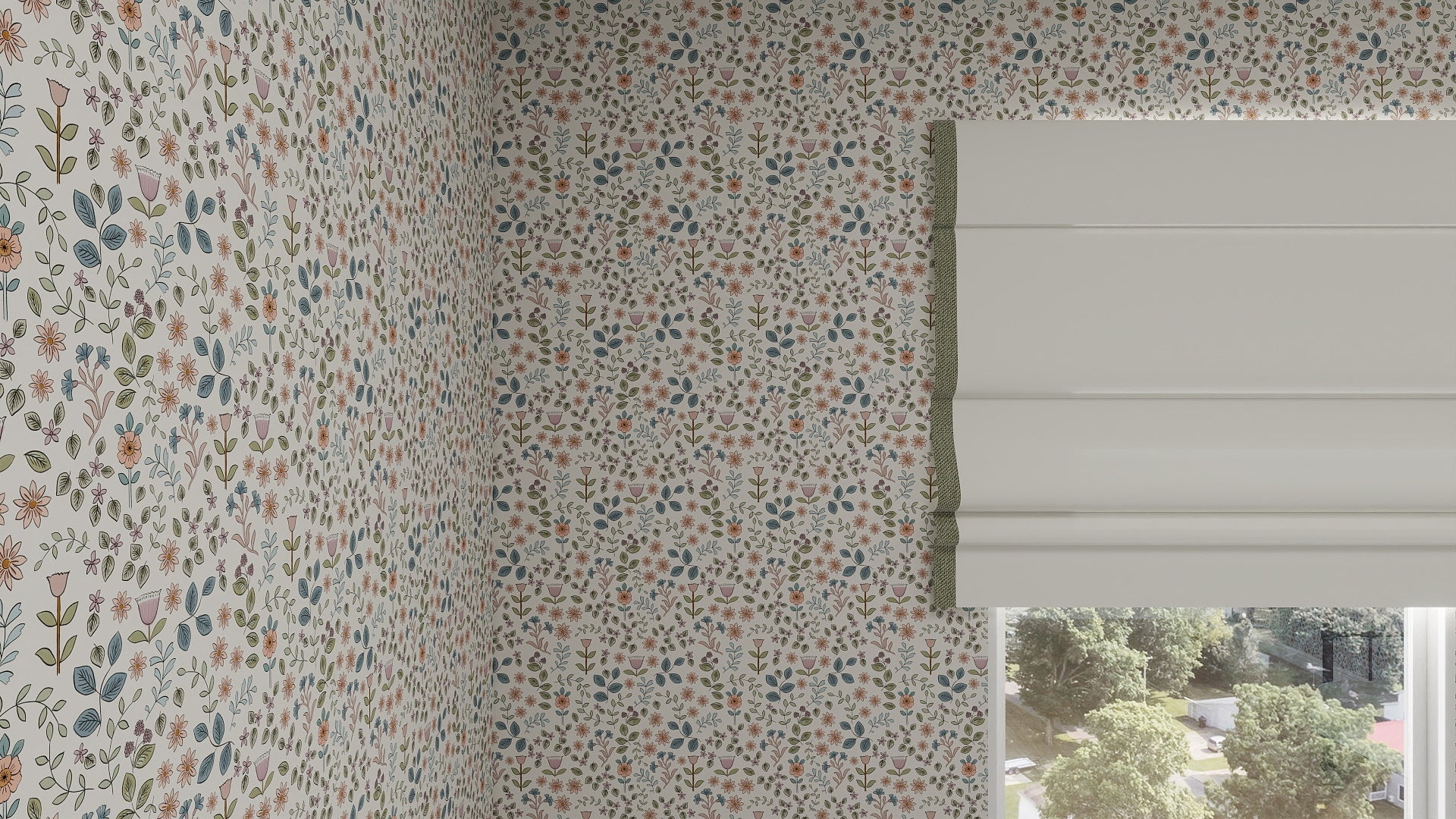 ditsy blooms wallpaper munks and me