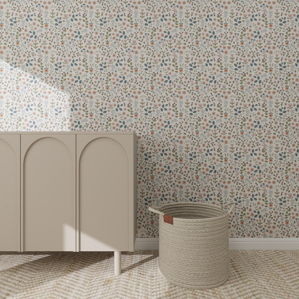 ditsy floral wallpaper munks and me