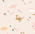 Dixie Dinosaur Repeat Pattern Wallpaper - Munks and Me Wallpaper
