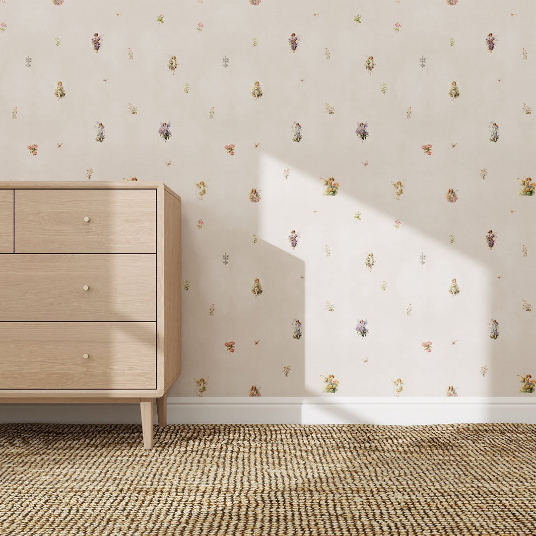 fairy tales wallpaper for nursery
