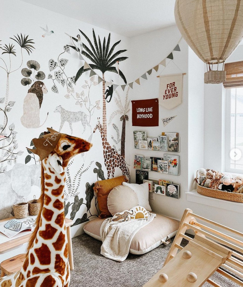 Jungle Dreams Wallpaper Mural - Munks and Me Wallpaper