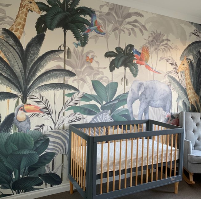 Jungle Wallpaper Mural - Munks and Me Wallpaper