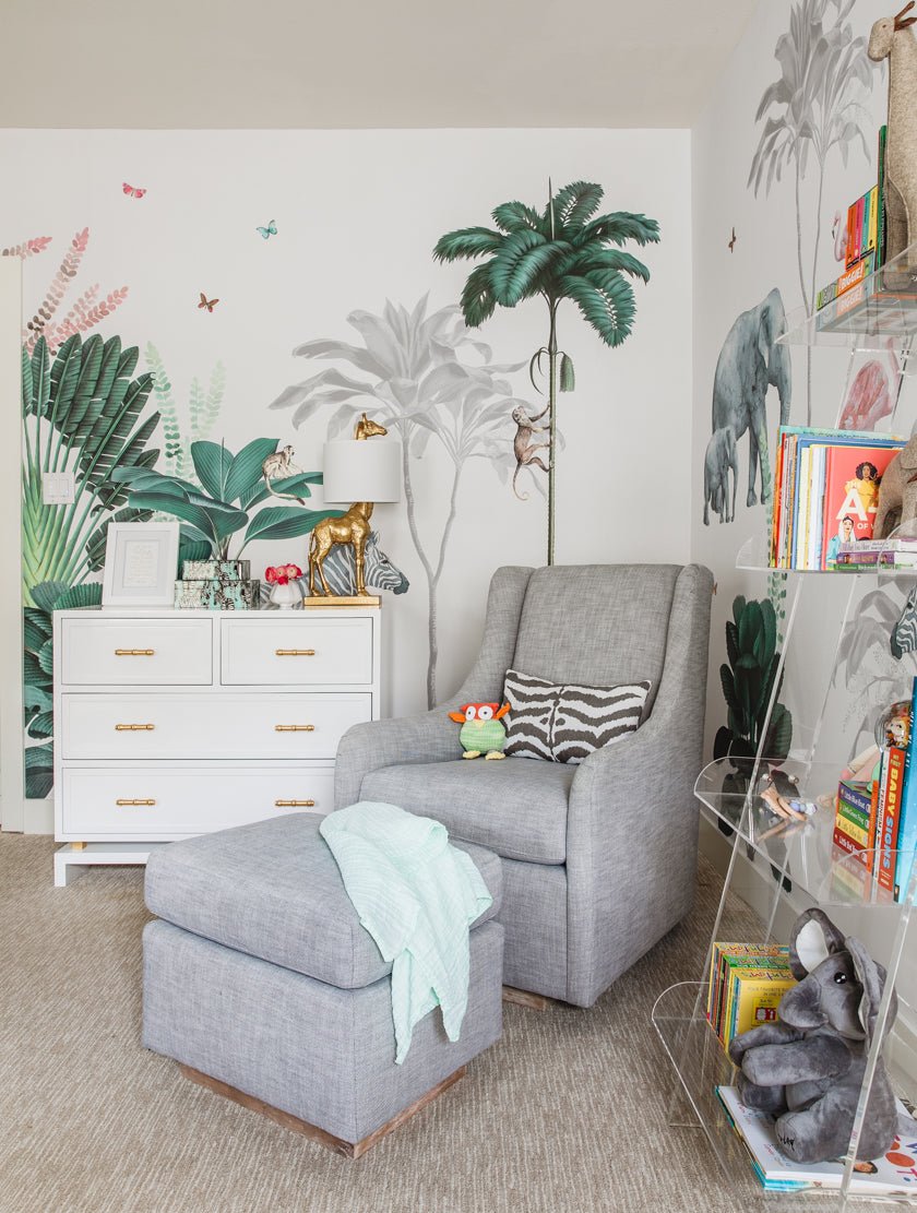 Leopard and Friends Jungle Wallpaper Mural - Munks and Me Wallpaper