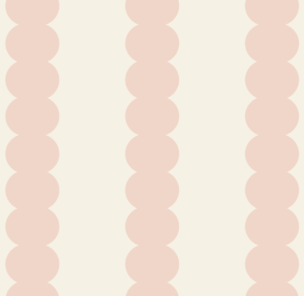 Scallop Stripe Wallpaper Blush | Sample - Munks and Me Wallpaper