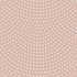 The Scallop Shell Wallpaper Repeat Pattern | Rose features evenly spaced white teardrops on a light brown background in a radial, symmetrical design—perfect for adding stylish movement and depth to a playroom.