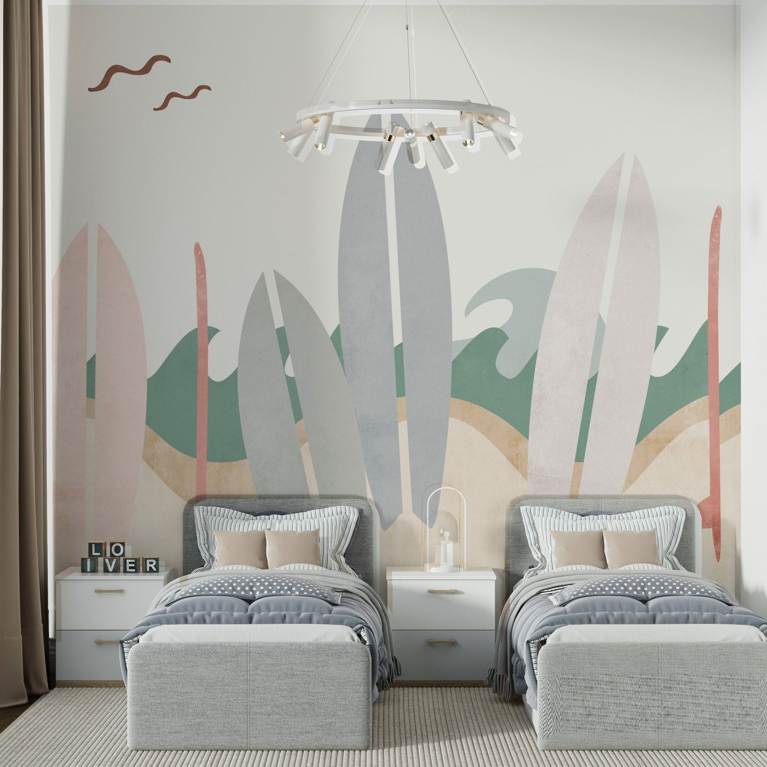 Surfers Paradise Wallpaper Mural - Munks and Me Wallpaper
