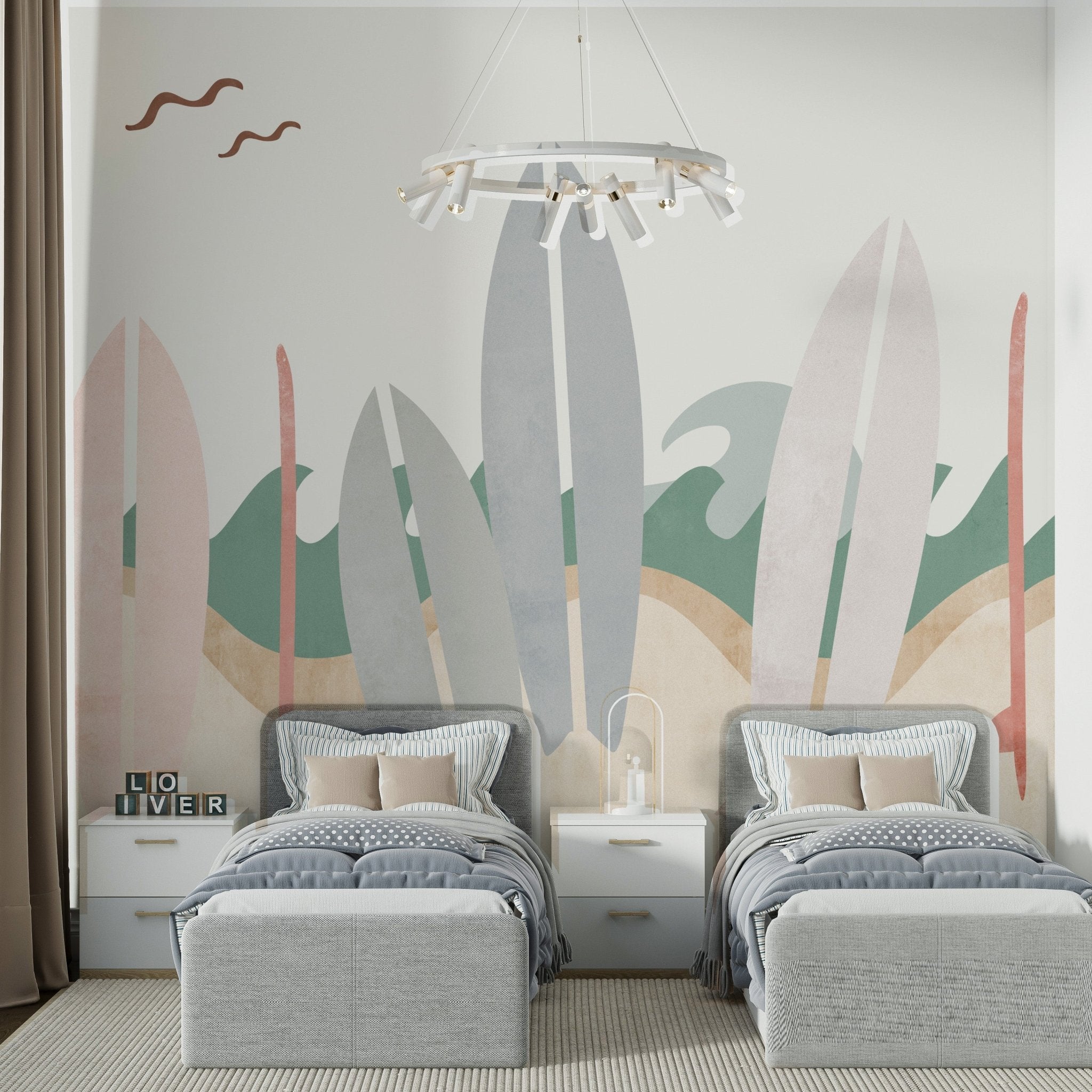 Surfers Paradise Wallpaper Mural - Munks and Me Wallpaper