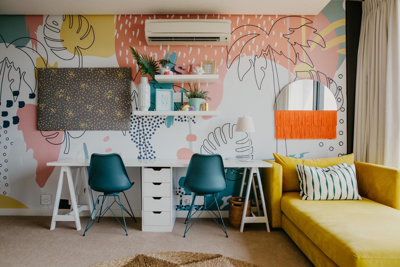 Tropical Splash Wallpaper Mural - Munks and Me Wallpaper