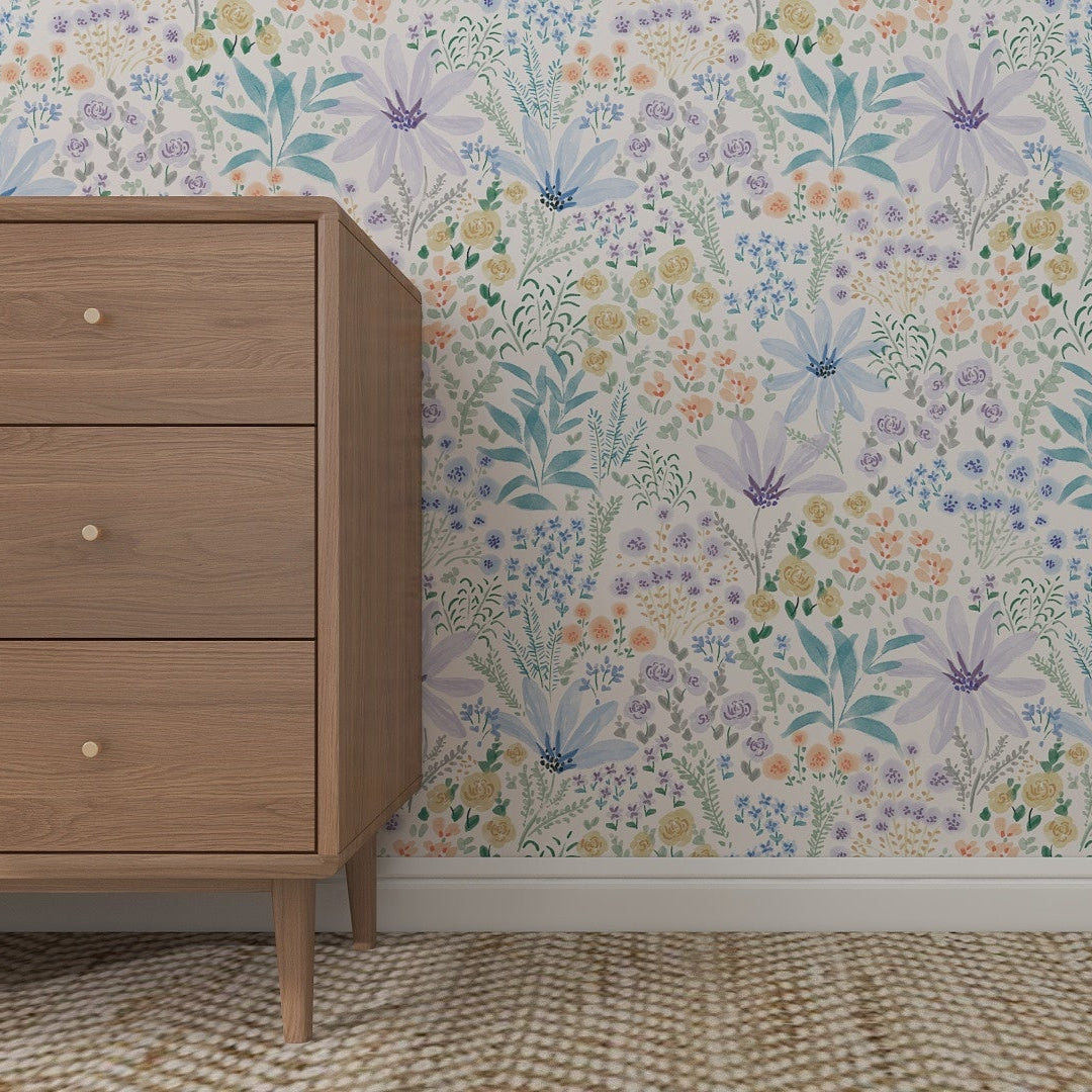 wildflower floral wallpaper munks and me