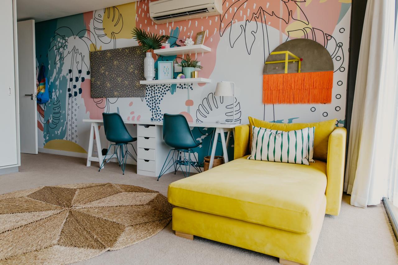 Tropical Splash Wallpaper Mural - Munks and Me Wallpaper