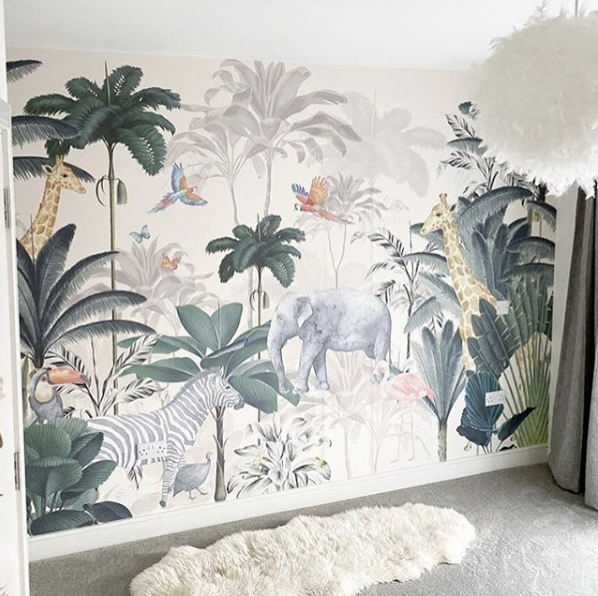 Jungle Wallpaper Mural - Munks and Me Wallpaper