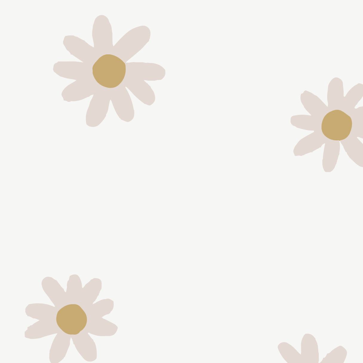 Daisy Floral Wallpaper Repeat Pattern - Munks and Me Wallpaper