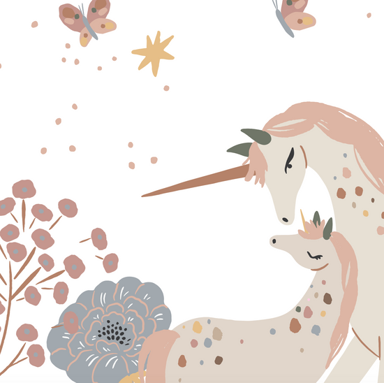 Unicorn Meadow Wallpaper Mural - Munks and Me Wallpaper