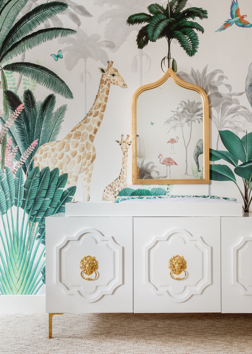 Leopard and Friends Jungle Wallpaper Mural - Munks and Me Wallpaper