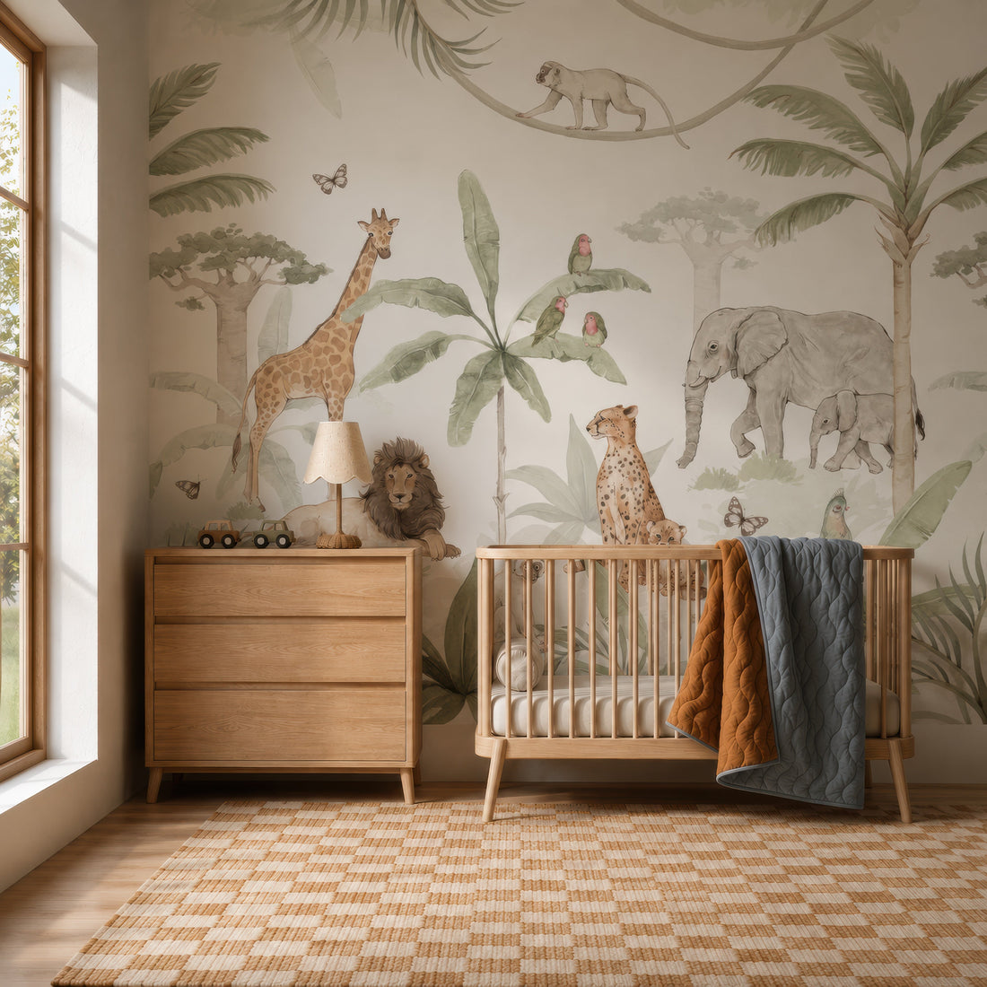 Munks and Me - Nursery Wallpaper | Exceptional Quality | Easy to ...