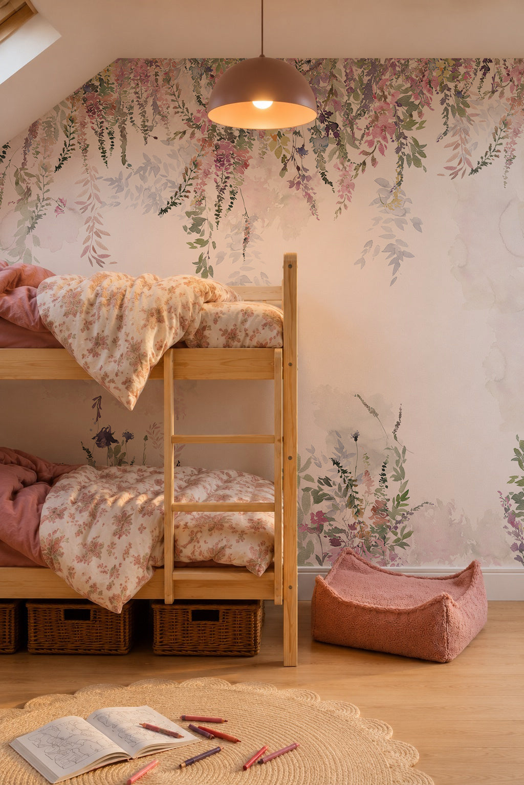 Florence Florals Behang Muurschildering