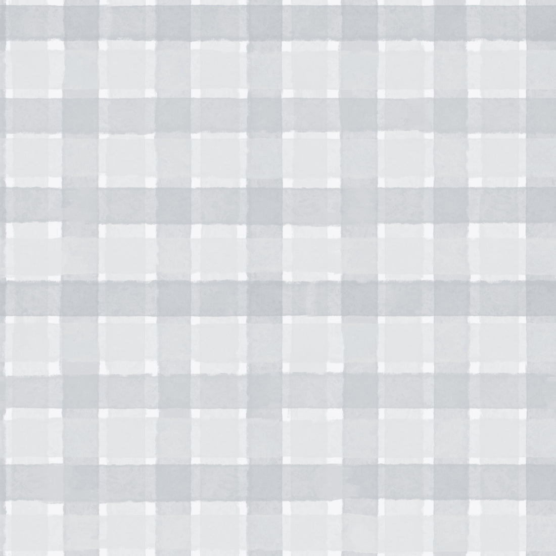 The Checkered Wallpaper Repeat Pattern | Blue features a seamless blue and white checkered design with soft intersecting lines, offering a subtle textile look ideal for cozy nurseries or delicate hand-painted wallpaper styles.