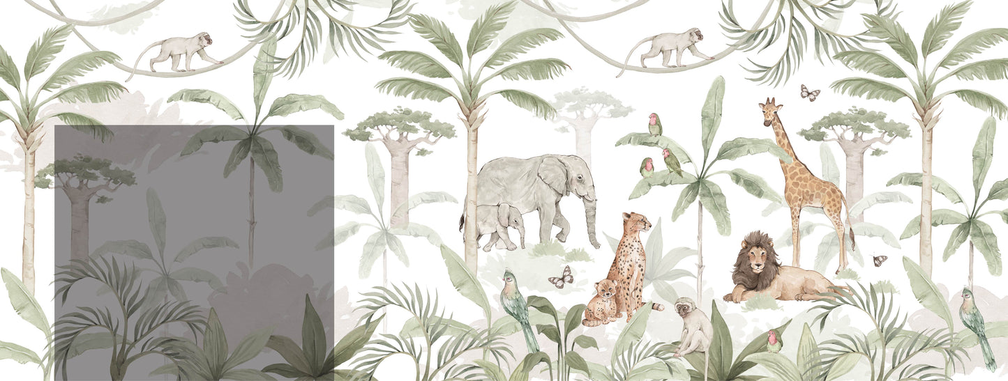 African Safari Wallpaper - Munks and Me Wallpaper