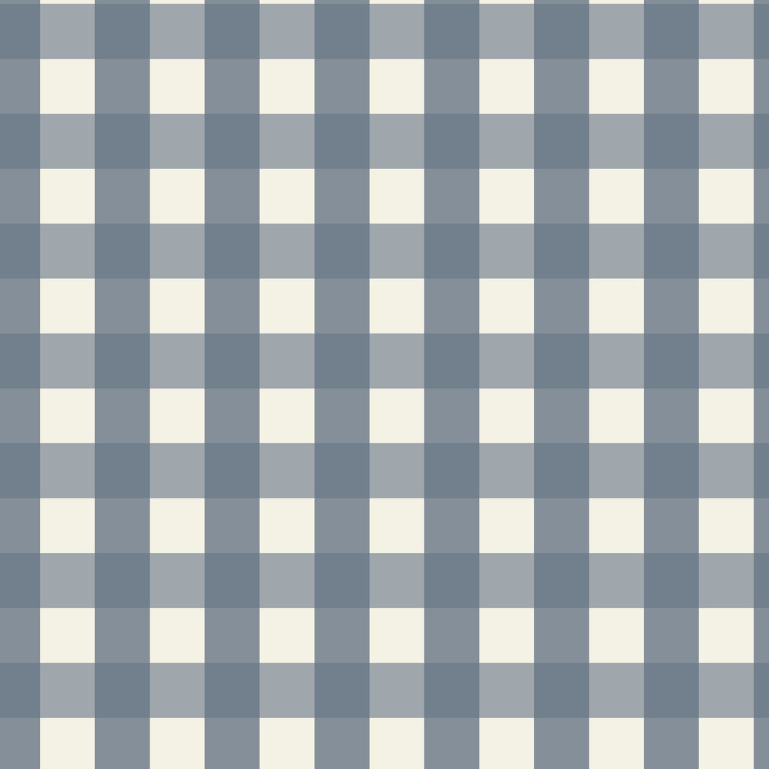 Mini Check Wallpaper, Deep Blue in a mini check gingham pattern.