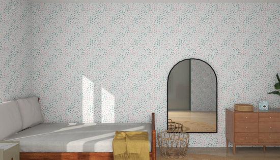 Dear Blooms Floral Wallpaper Repeat Pattern - Munks and Me Wallpaper