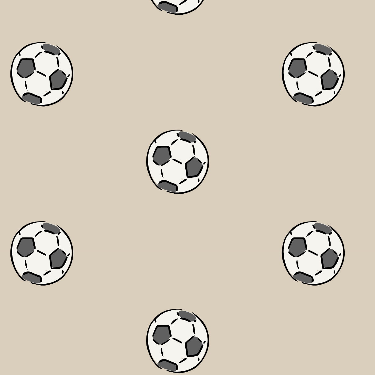Load image into Gallery viewer, Its All About Footballs Repeat Pattern - Munks and Me Wallpaper
