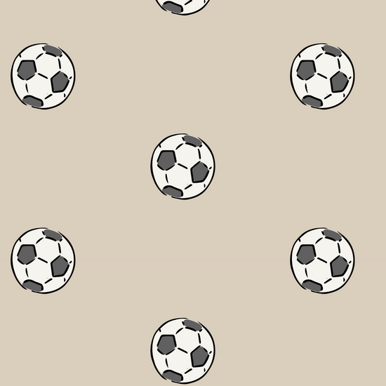 Its all about footballs repeat pattern | Sample - Munks and Me Wallpaper