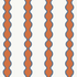 Little Abacus Stripe wallpaper in red and blue