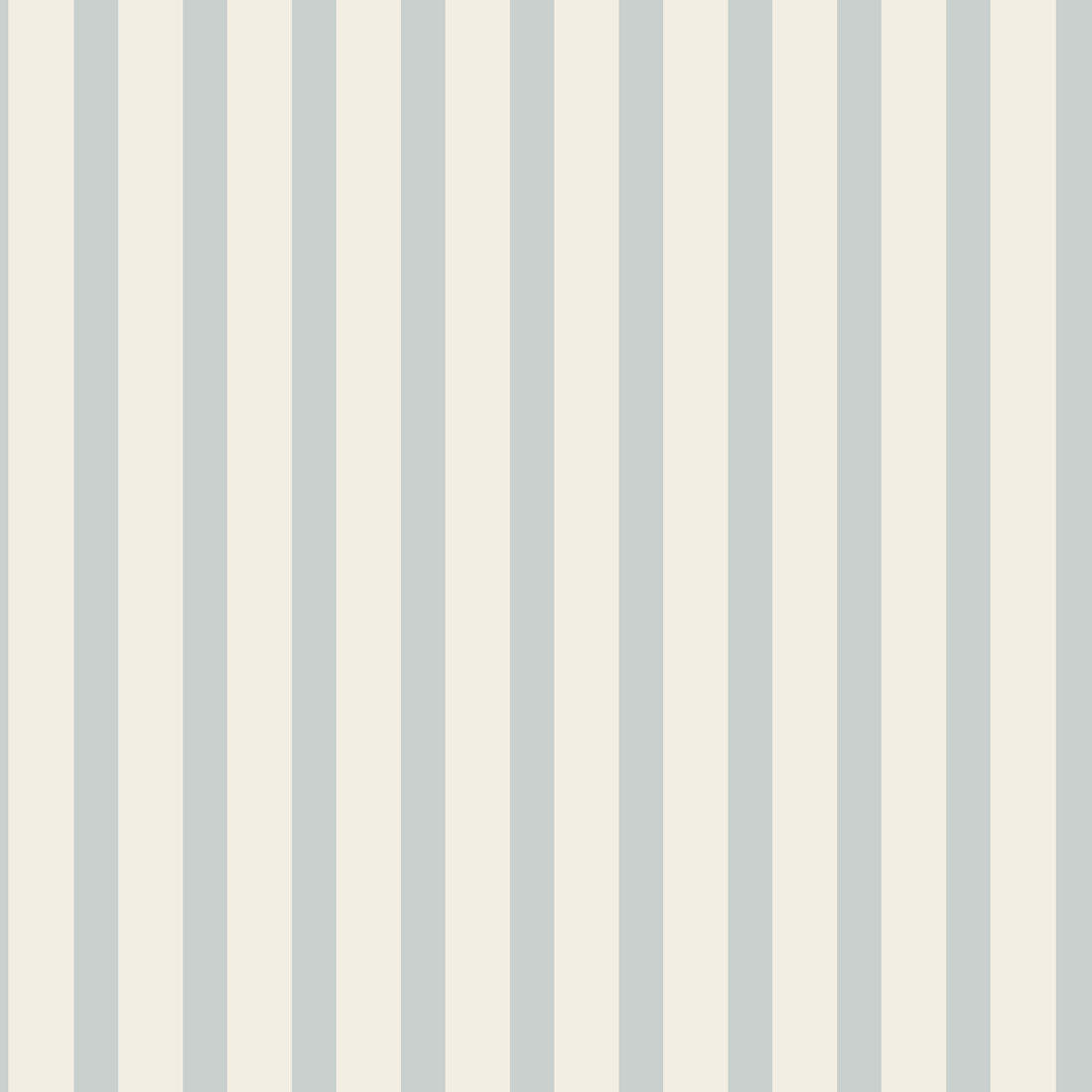 The Pico Stripe Wallpaper Blue | Sample displays alternating vertical stripes in blue and off-white, evenly spaced for a refined and elegant look.