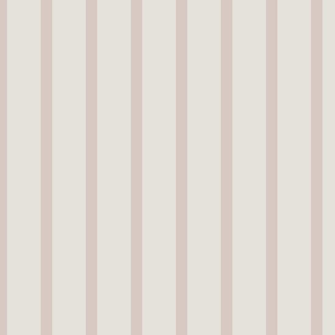 The image features a simple, repetitive pattern of alternating vertical stripes in light beige and soft pink, similar to the Pinstripe Wallpaper Blush Rose by munks and me.