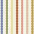 The Scallop Stripe Wallpaper Repeat Pattern Multi by munks and me features vertical rows of overlapping circles in blue, green, cream, red, pink, and yellow on an off-white background, creating a vibrant striped effect.