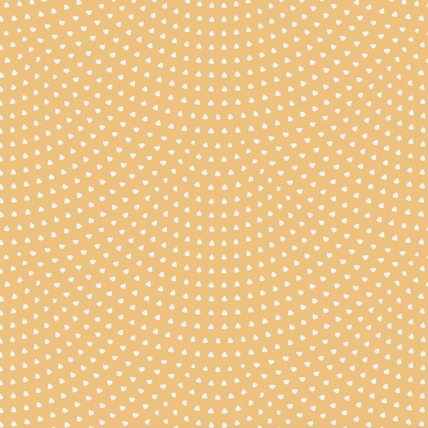 The Scallop Shell Wallpaper Yellow | Sample features small white dots in curved, wave-like patterns on a light orange background, adding movement and depth—perfect for online imagery or as a sample design.