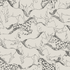 Sierra Horses Wallpaper Repeat Pattern features hand-drawn galloping horses, some with leopard-like spots, outlined in black on a light background—ideal as premium wallpaper for childrens rooms or nurseries.