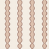 Little Abacus Stripe Rose features a seamless pattern of vertical wavy brown stripes on light beige, offering a simple, retro-inspired look ideal for nursery decor or any space seeking timeless style.