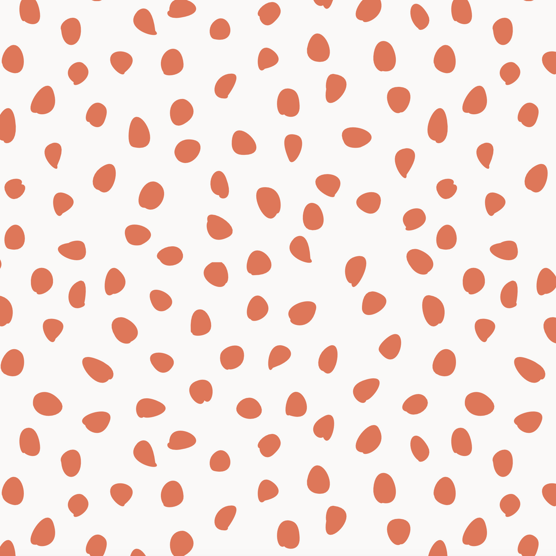 The Sprinkle Wallpaper Repeat Pattern - Cherry Red features an abstract design of scattered cherry red dots on a white background, creating a playful look thats perfect for making a statement wall.