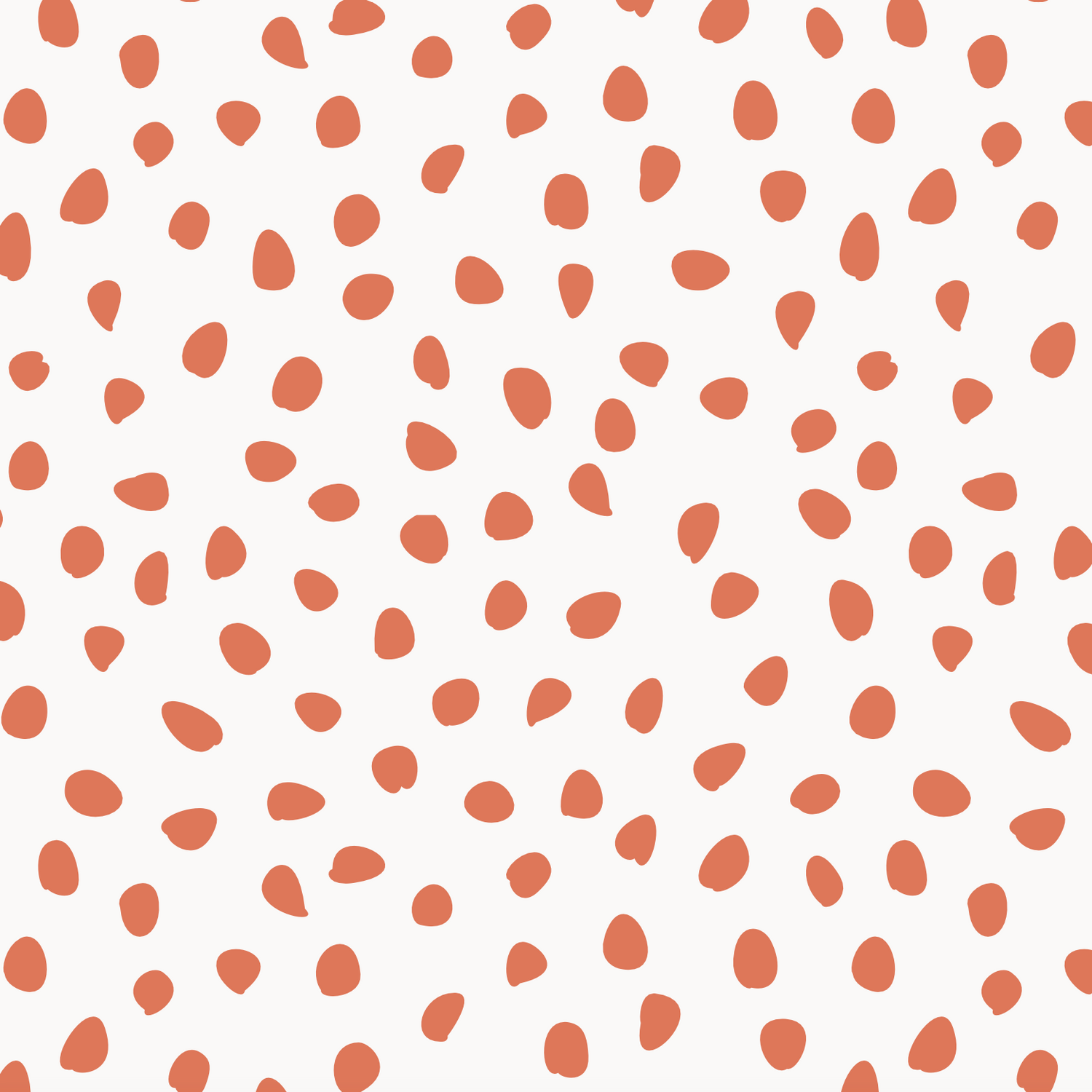 The Sprinkle Wallpaper Repeat Pattern - Cherry Red features an abstract design of scattered cherry red dots on a white background, creating a playful look thats perfect for making a statement wall.