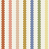 The Mini Scallop Stripe Wallpaper Repeat Pattern | Multi features vertical rows of evenly spaced circles in brown, pink, yellow, blue, green, and light yellow on beige—ideal multicolour wallpaper for children&