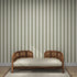 Scallop Stripe Wallpaper Green | Sample - Munks and Me Wallpaper