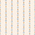 Vertical rows of blue abstract shapes and orange stars on a light beige background create a repeating pattern—ideal as Jacquard Stars Wallpaper, Gold for a stylish accent in any children’s room.