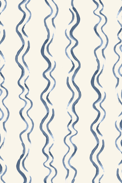 stripe wiggle line pattern wallpaper 