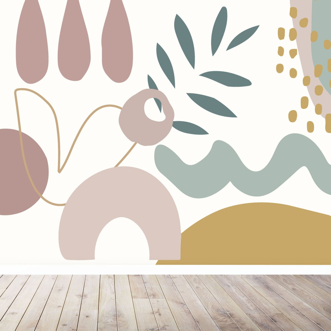 Abstract Wallpaper Mural - Munks and Me Wallpaper