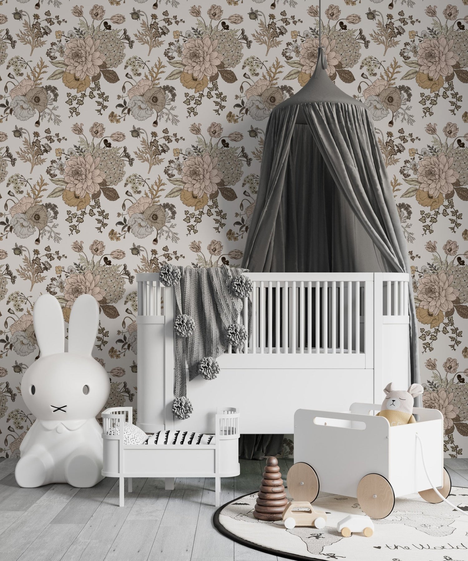 Adley Floral Wallpaper | Sample - Munks and Me Wallpaper