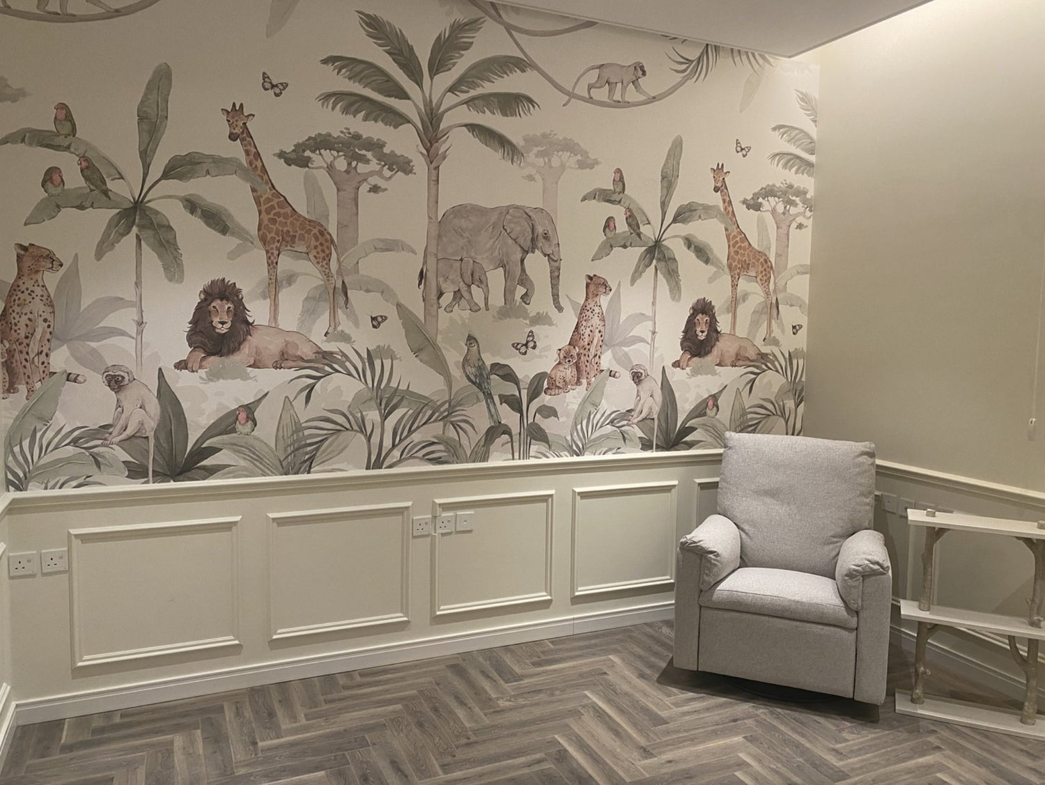 African Safari Wallpaper Mural - Munks and Me Wallpaper