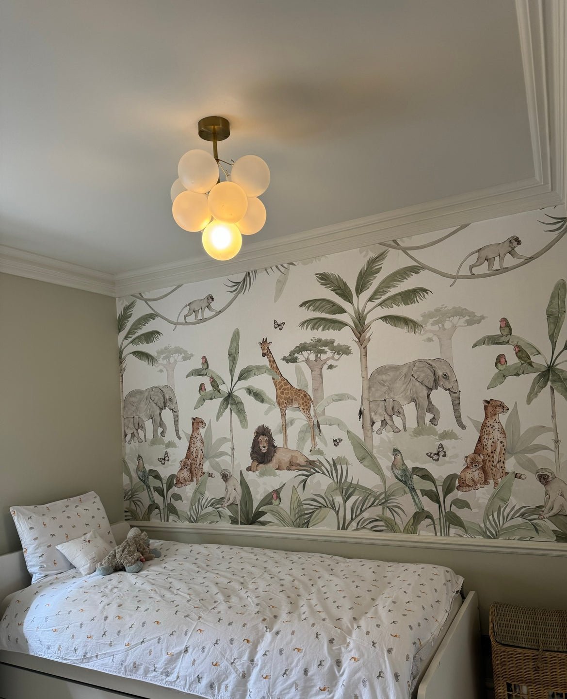 African Safari Wallpaper Mural - Munks and Me Wallpaper