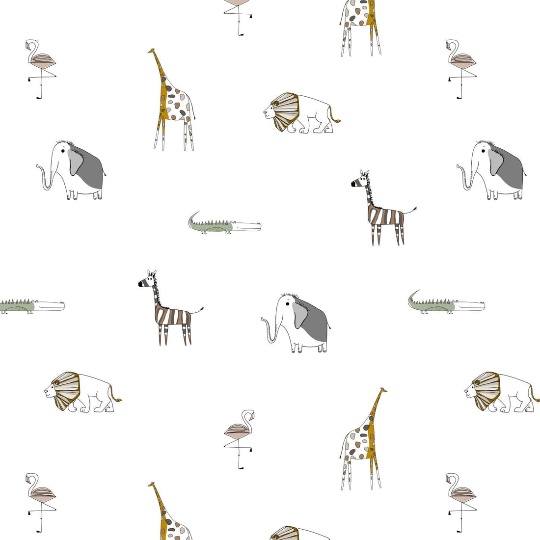 Animated Safari Repeat Wallpaper | Sample - Munks and Me Wallpaper